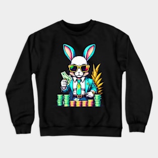 Tropical Bunny Treasure Crewneck Sweatshirt